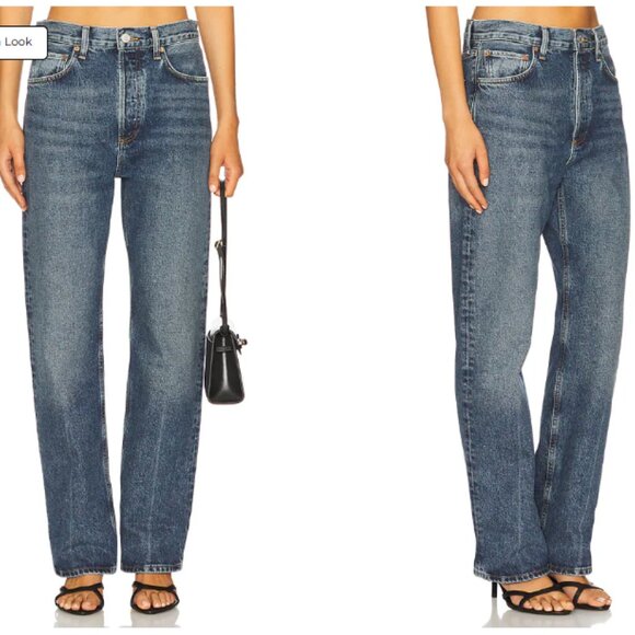 Agolde Denim - AGOLDE Fran Straight Leg Jeans in Dwell Size 28
